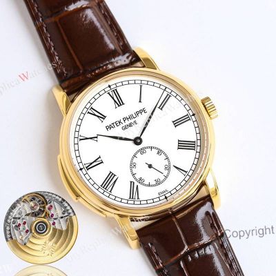 TW Factory Patek Philippe Complications White Face YG Case Roman Numerals Markers 40mm Cal.R 27 PS Movement Watch